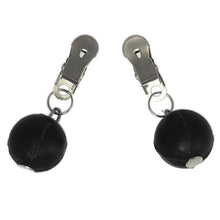 Load image into Gallery viewer, Nipple Clamps With Round Black Weights
