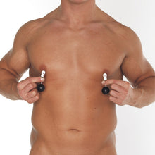 Load image into Gallery viewer, Nipple Clamps With Round Black Weights
