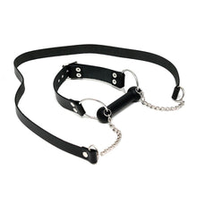 Load image into Gallery viewer, Leather Horse Bit Gag And Reins
