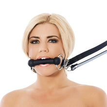 Load image into Gallery viewer, Leather Horse Bit Gag And Reins
