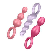 Load image into Gallery viewer, Satisfyer Booty Call Set Of 3 Multicolour Anal Plugs
