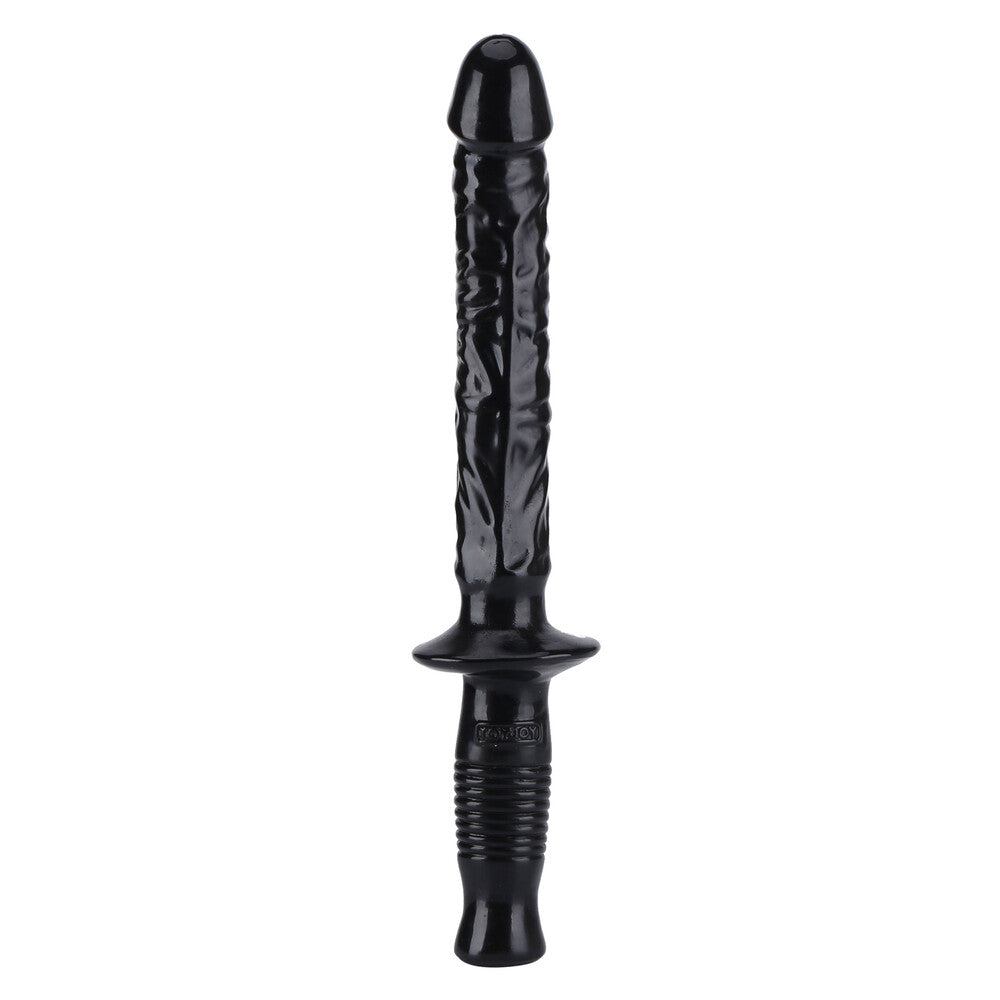 The Manhandler - 14.5 Inch Black Dildo - ToyJoy