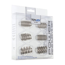 Load image into Gallery viewer, ToyJoy Power Penis Sleeve Set Grey
