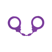 Load image into Gallery viewer, Lola Party Hard Suppression Silicone Handcuffs Purple
