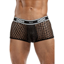 Load image into Gallery viewer, Male Power Peep Show Mini Short Black

