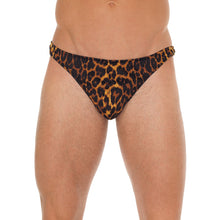 Load image into Gallery viewer, Mens Leopard Print G-String
