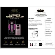 Load image into Gallery viewer, Kama Sutra Love Liquid Lubricant 100ml
