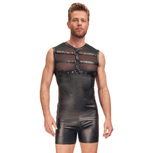 Load image into Gallery viewer, NEK Matte Look Shirt With Chest Harness Black
