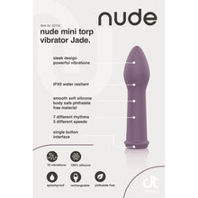 Load image into Gallery viewer, Nude Jade Mini Torp Vibrator
