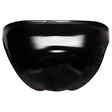 Load image into Gallery viewer, Black Level Vinyl Briefs With Zip Black
