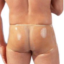 Load image into Gallery viewer, Latex Boxers With Penis Sleeve Clear
