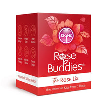 Load image into Gallery viewer, Skins Rose Buddies The Rose Flix Clitoral Massager Red
