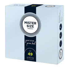 Load image into Gallery viewer, Mister Size 49mm Your Size Pure Feel Condoms 36 Pack

