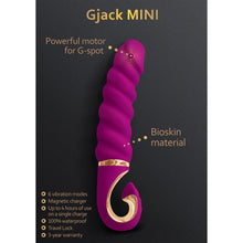Load image into Gallery viewer, G Vibe Gjack Mini Vibrator
