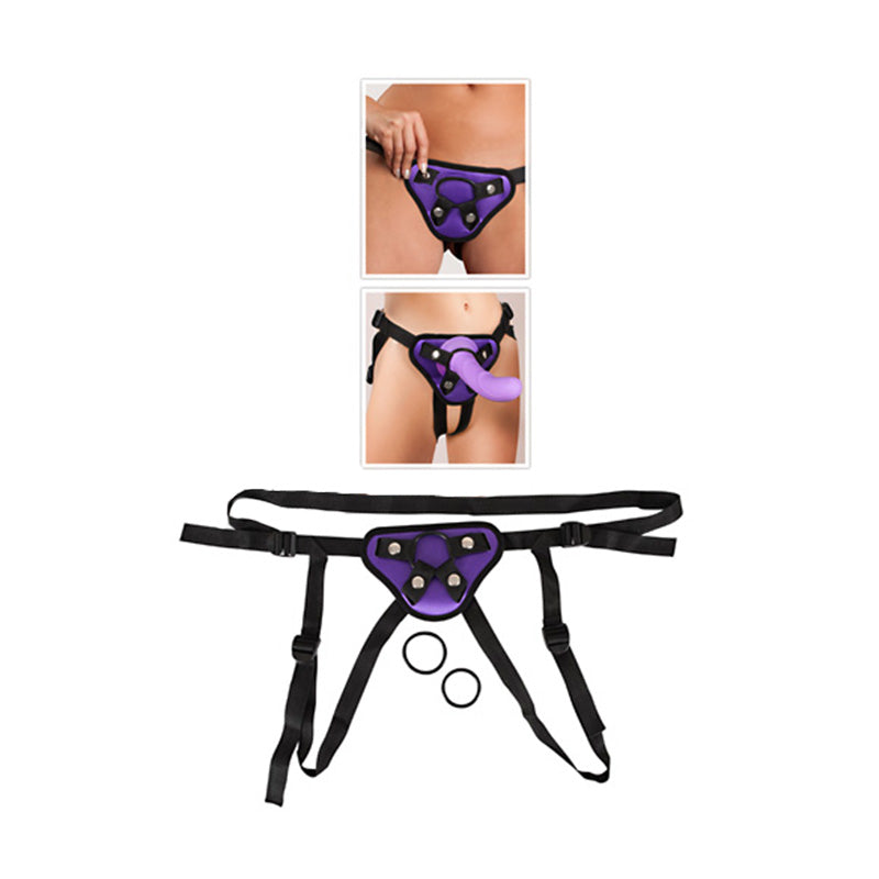 Purple And Black Universal Harness