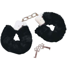 Load image into Gallery viewer, Bad Kitty Black Plush Handcuffs
