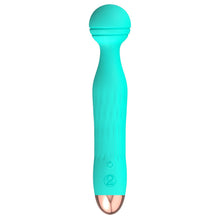 Load image into Gallery viewer, Cuties Silk Touch Rechargeable Mini Vibrator Green
