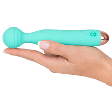 Load image into Gallery viewer, Cuties Silk Touch Rechargeable Mini Vibrator Green
