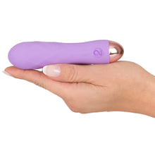Load image into Gallery viewer, Cuties Silk Touch Rechargeable Mini Vibrator Purple
