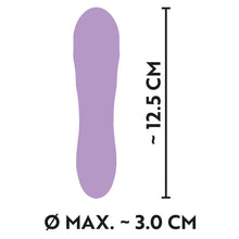 Load image into Gallery viewer, Cuties Silk Touch Rechargeable Mini Vibrator Purple

