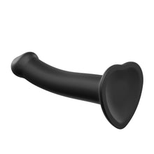 Load image into Gallery viewer, Strap On Me Silicone Dual Density Bendable Dildo Small Black
