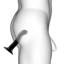 Load image into Gallery viewer, Strap On Me Prostate and G Spot Curved Dildo XLarge Black
