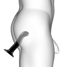 Load image into Gallery viewer, Strap On Me Prostate and G Spot Curved Dildo Small Black
