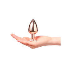 Load image into Gallery viewer, Dorcel Diamond Butt Plug Rose Gold Large
