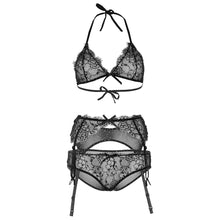 Load image into Gallery viewer, Leg Avenue Bra Top Panty and Garterbelt
