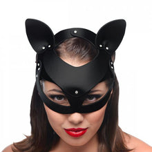 Load image into Gallery viewer, Bad Kitten Leather Cat Mask by Master Series
