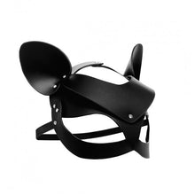Load image into Gallery viewer, Bad Kitten Leather Cat Mask by Master Series
