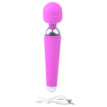 Load image into Gallery viewer, 10 Speed Purple Rechargeable Magic Wand
