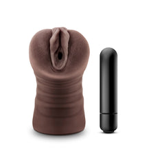 Load image into Gallery viewer, Hot Chocolate Brianna Vagina Vibrating Masturbator
