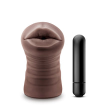 Load image into Gallery viewer, Hot Chocolate Heather Mouth Vibrating Masturbator
