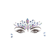 Load image into Gallery viewer, Le Desir Dazzling Crowned Face Bling Sticker
