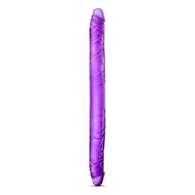 Load image into Gallery viewer, B Yours 16 Inch Purple Double Dildo
