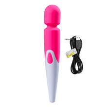 Load image into Gallery viewer, iWand 10 Speed Waterproof Rechargeable Wand Pink
