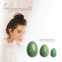 Load image into Gallery viewer, La Gemmes Yoni Egg Set Jade
