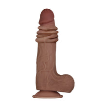 Load image into Gallery viewer, Evolved Real Flex Skin Poseable  Inch Dildo Flesh Brown
