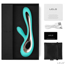 Load image into Gallery viewer, Lelo Soraya 2 Dual Rabbit Vibrator Aqua
