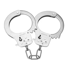 Load image into Gallery viewer, Me You Us Premium Heavy Duty Metal Bondage Handcuffs

