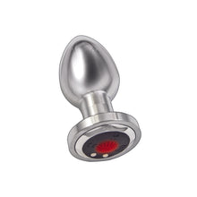Load image into Gallery viewer, Ass Sation Remote Vibrating Butt Plug Silver
