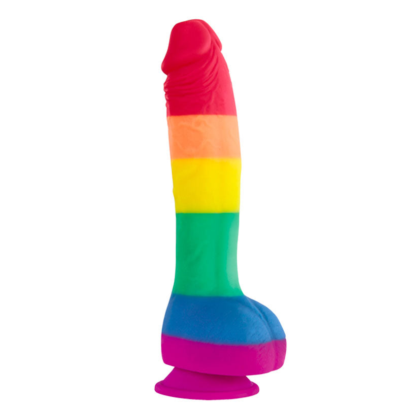 Colours Pride Edition - 8 Inch Realistic Silicone Dildo With Balls