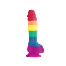 Load image into Gallery viewer, Colours Pride Edition! 6 Inch Realistic Silicone Dildo With Balls
