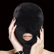 Load image into Gallery viewer, Ouch Velvet Mask With Mouth Opening
