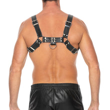 Load image into Gallery viewer, Ouch Chest Bulldog Harness Black Large to Xlarge

