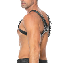 Load image into Gallery viewer, Ouch Chest Bulldog Harness Black Large to Xlarge
