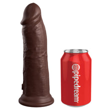 Load image into Gallery viewer, King Cock Elite 8 Inch Dual Density Cock Flesh Brown
