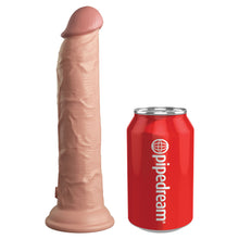 Load image into Gallery viewer, King Cock Elite 9 Inch Dual Density Vibrating Cock Flesh Pink
