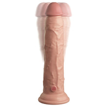 Load image into Gallery viewer, King Cock Elite 9 Inch Dual Density Vibrating Cock Flesh Pink
